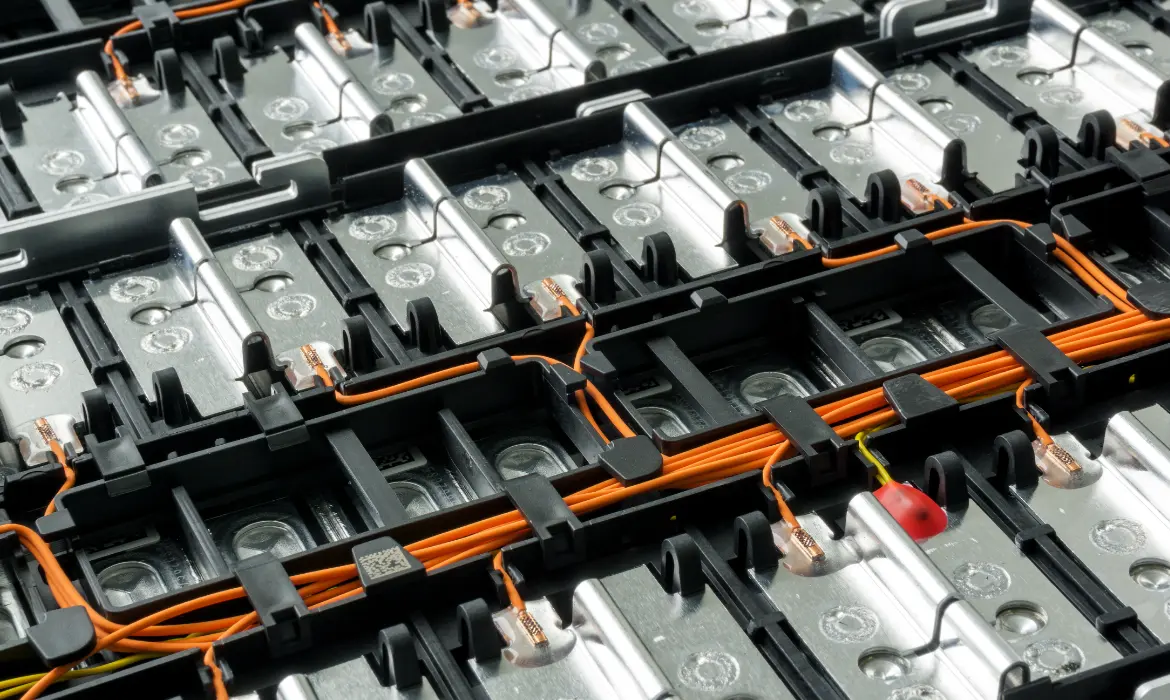 EV batteries connected in a series